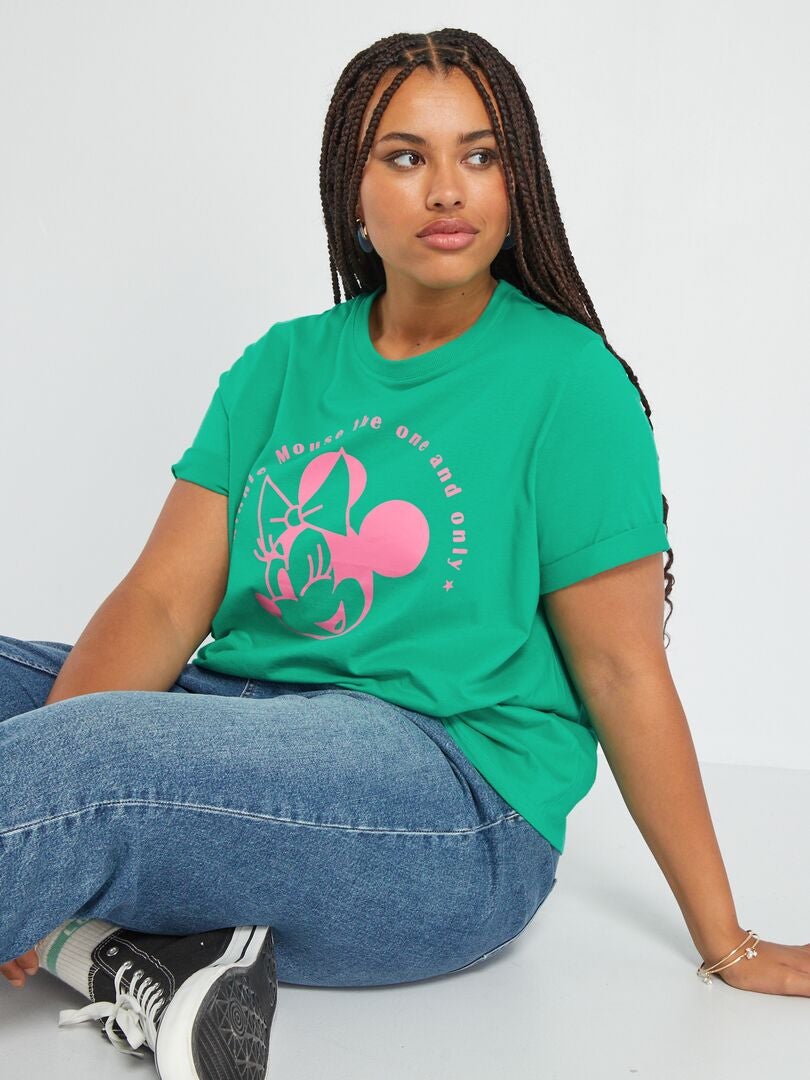 'Minnie' T-shirt met korte mouwen - GROEN