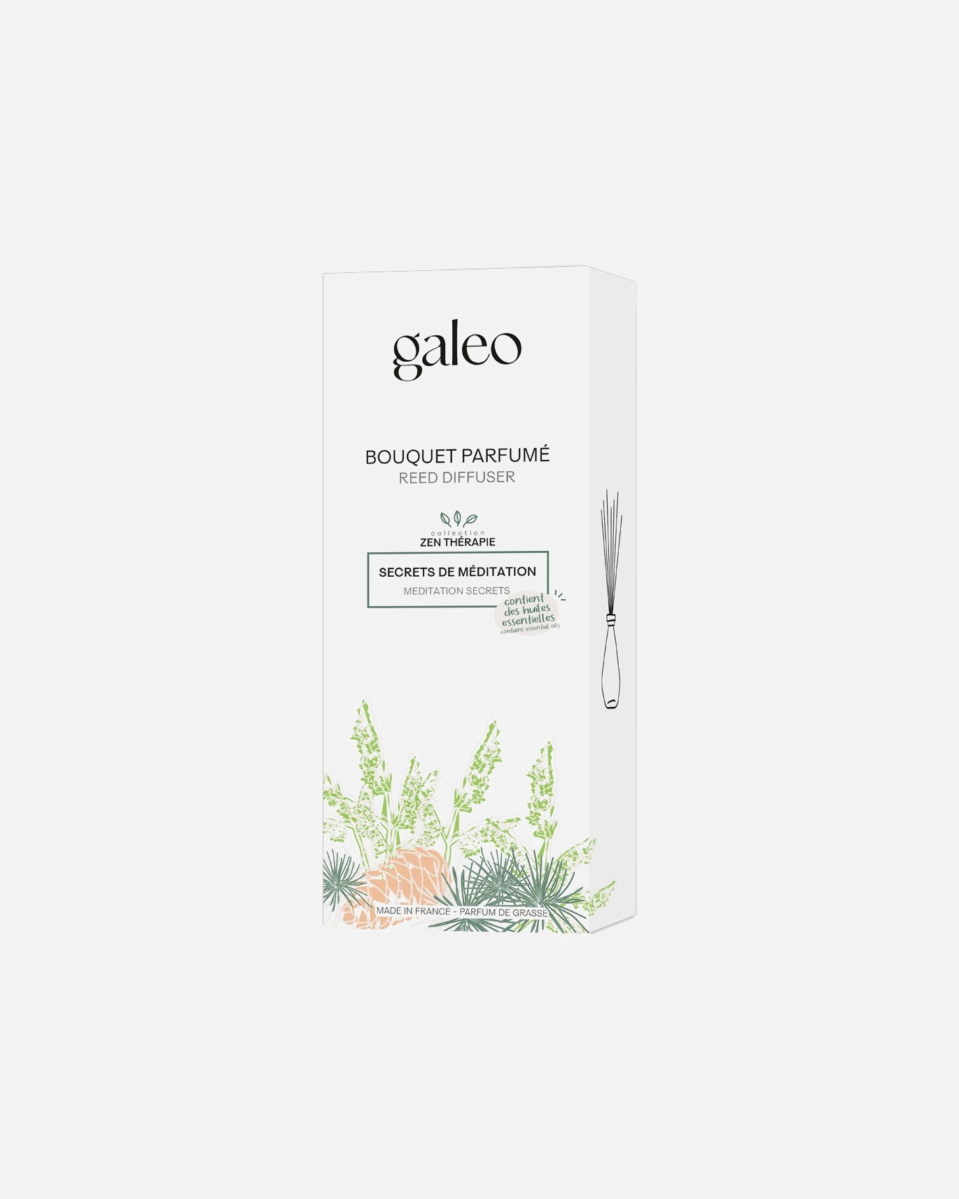 Galeo BOUQUET PARFUMÉ AUX HUILES ESSENTIELLES SECRET DE MÉDITATION