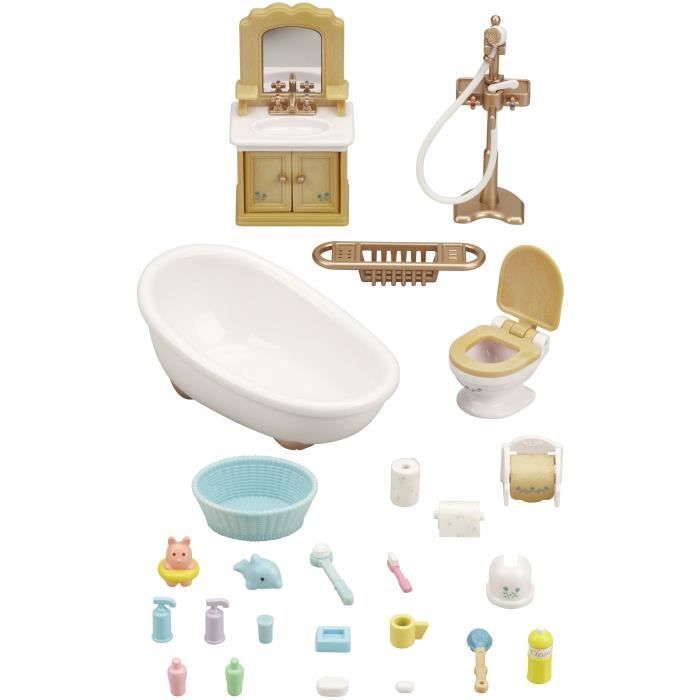 SYLVANIAN FAMILIES - 5286 - The Bathroom Set - The Village