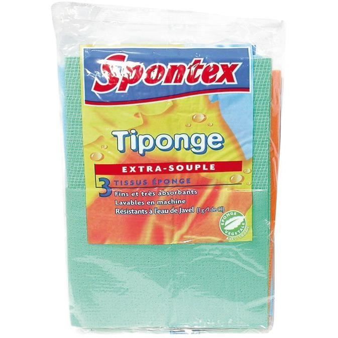 SPONTEX Set mit 3 extraweichen Frotteeschwämmen