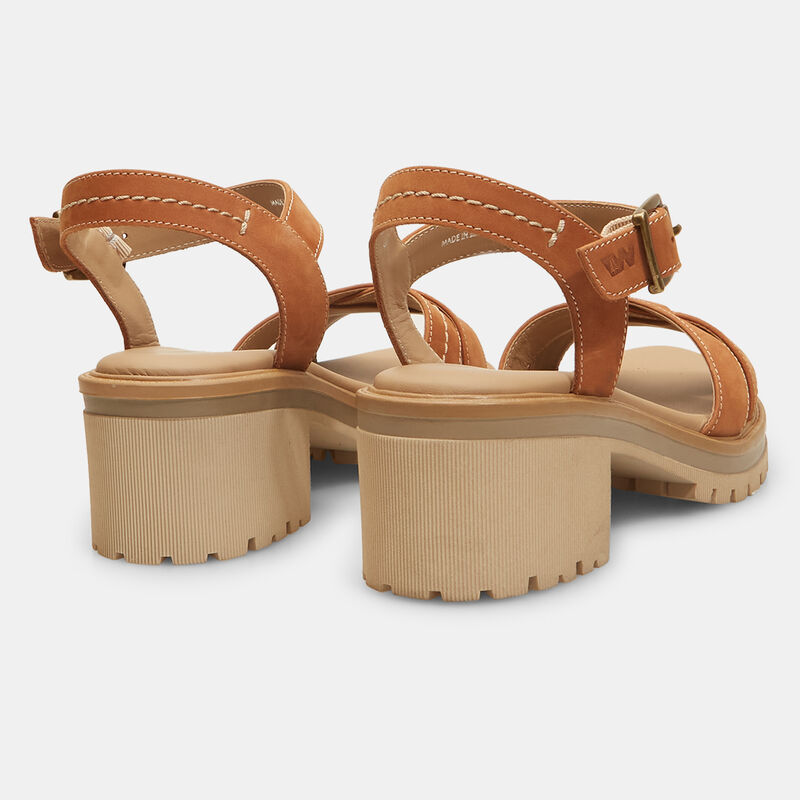 Weinbrenner sandale od nubuka sa potpeticom od 5 cm