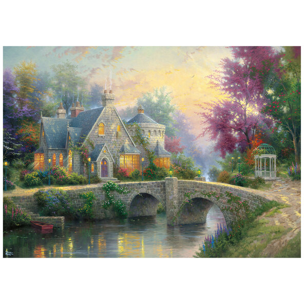 Puzzle Thomas Kinkade - Dispoziție de seară, 3000 de piese