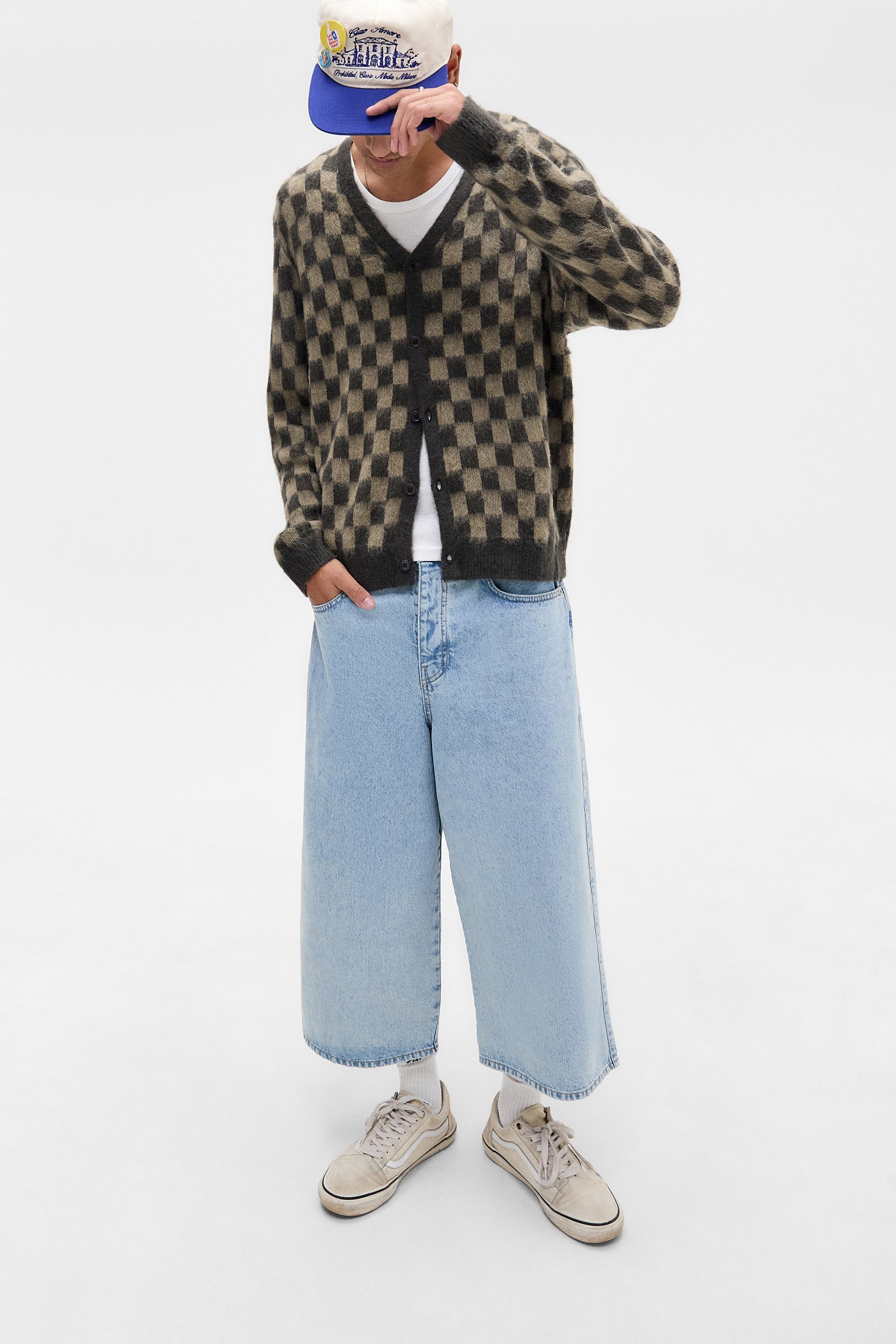 BDG Urban Outfitters BDG WINDOW PANE - Vest - Bruin
