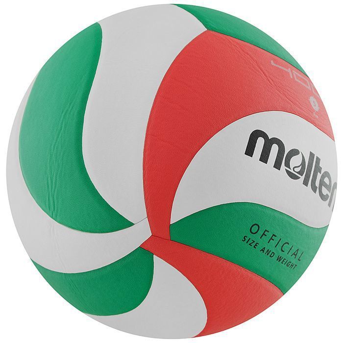 MOLTEN VM4000 Volleyball - MOLTEN - Heavy-duty volleyball - White / Green / Red