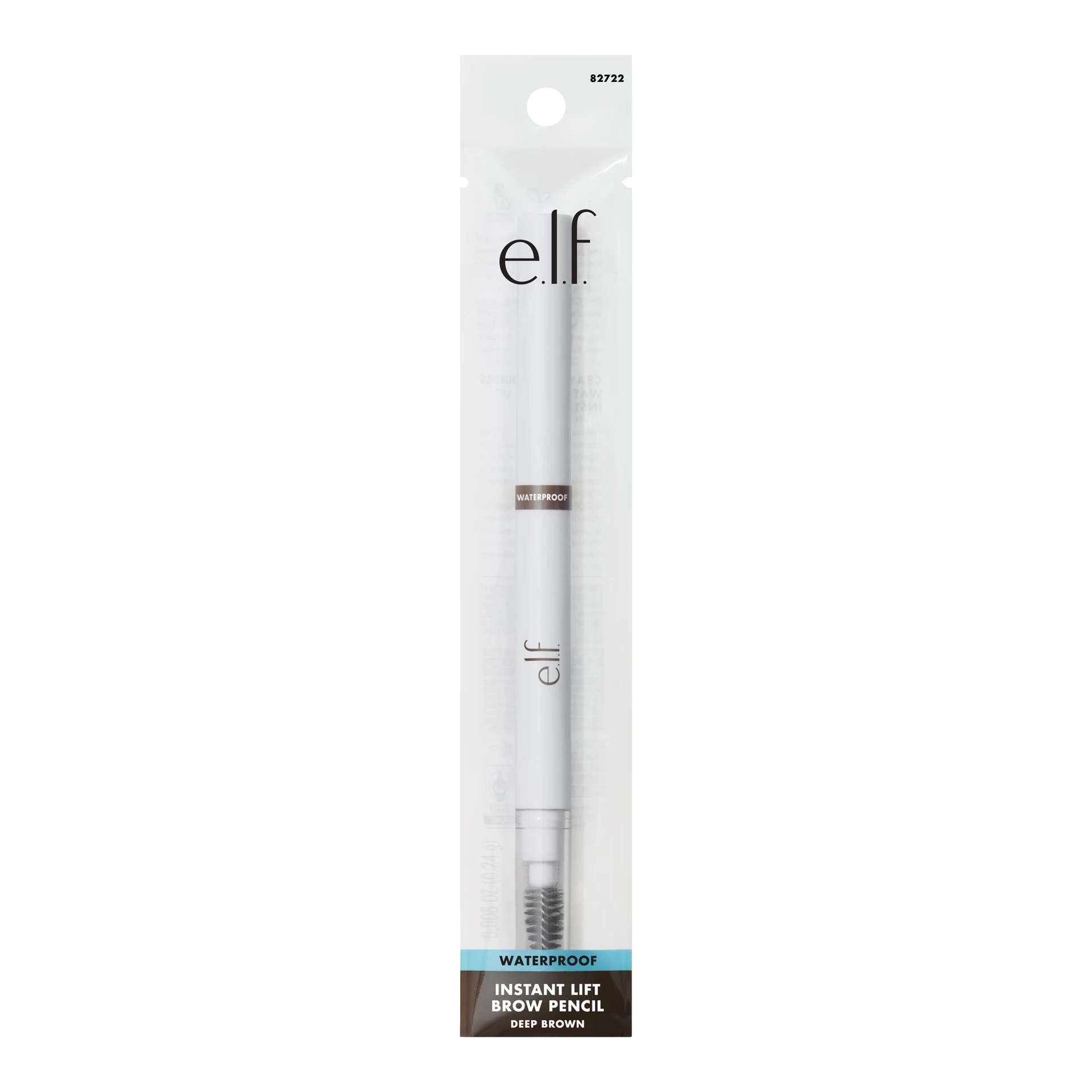 Creion de sprâncene Instant Lift rezistent la apă, maro intens - Elf