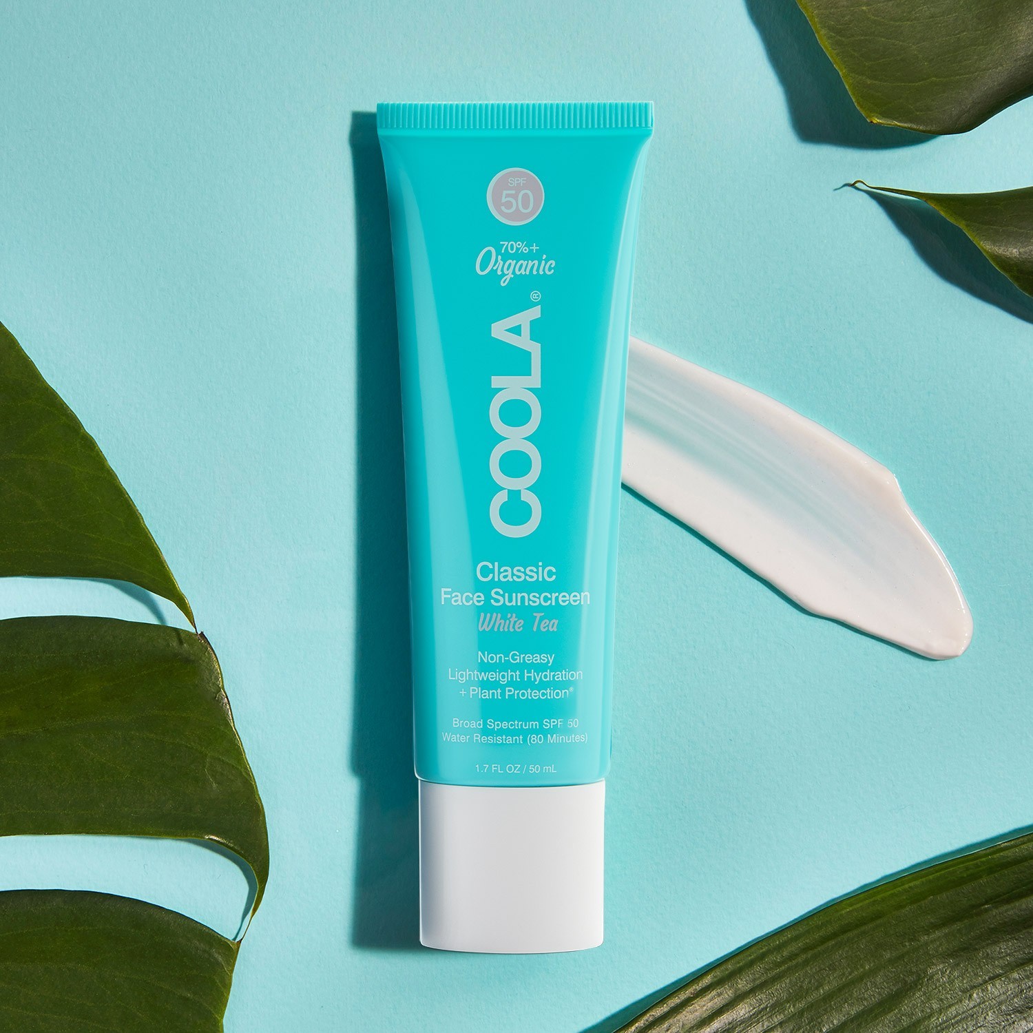 Coola Lotion Solaire Visage SPF50 au Thé Blanc