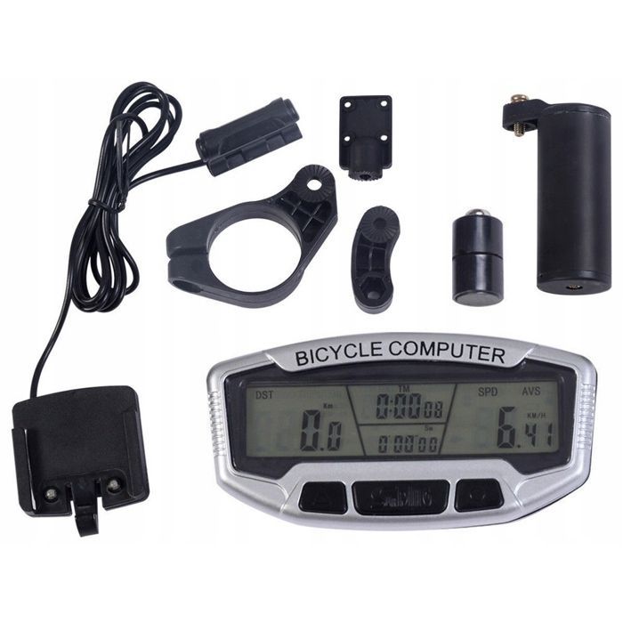 Cobye Waterproof LCD Bike Computer with 28 Functions – Cyclometer, Odometer, Average Speed, Distance Traveled, for Mountain and Road Bikes