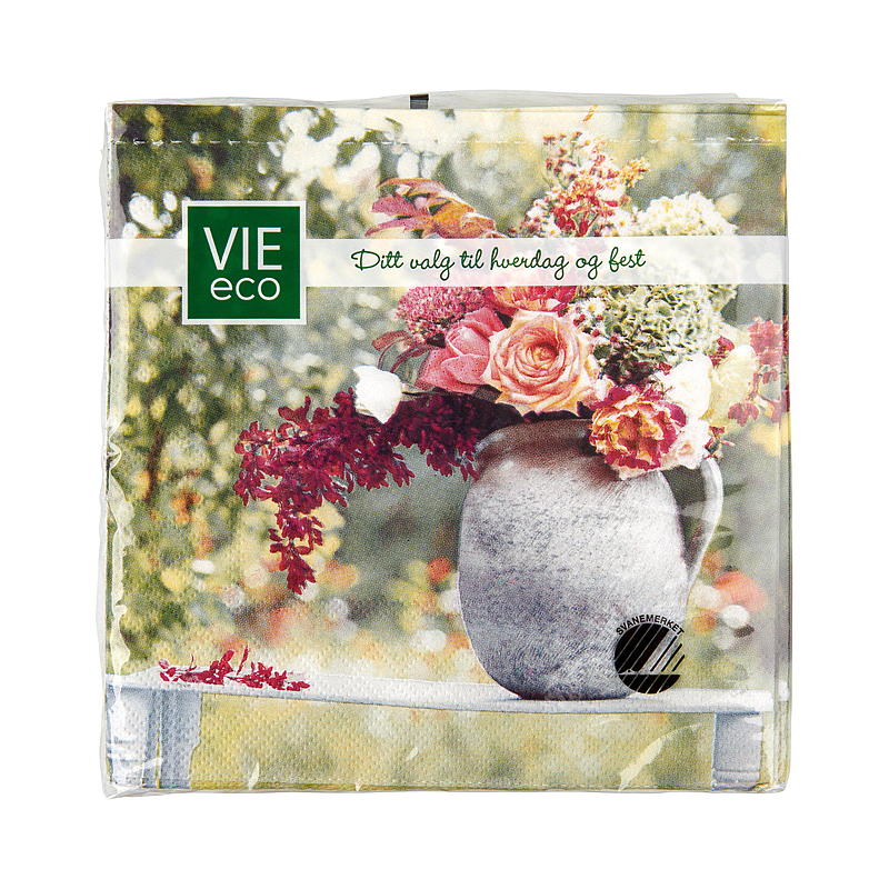 Serviettes Vie Eco, paquet de 20, 33 x 33 cm