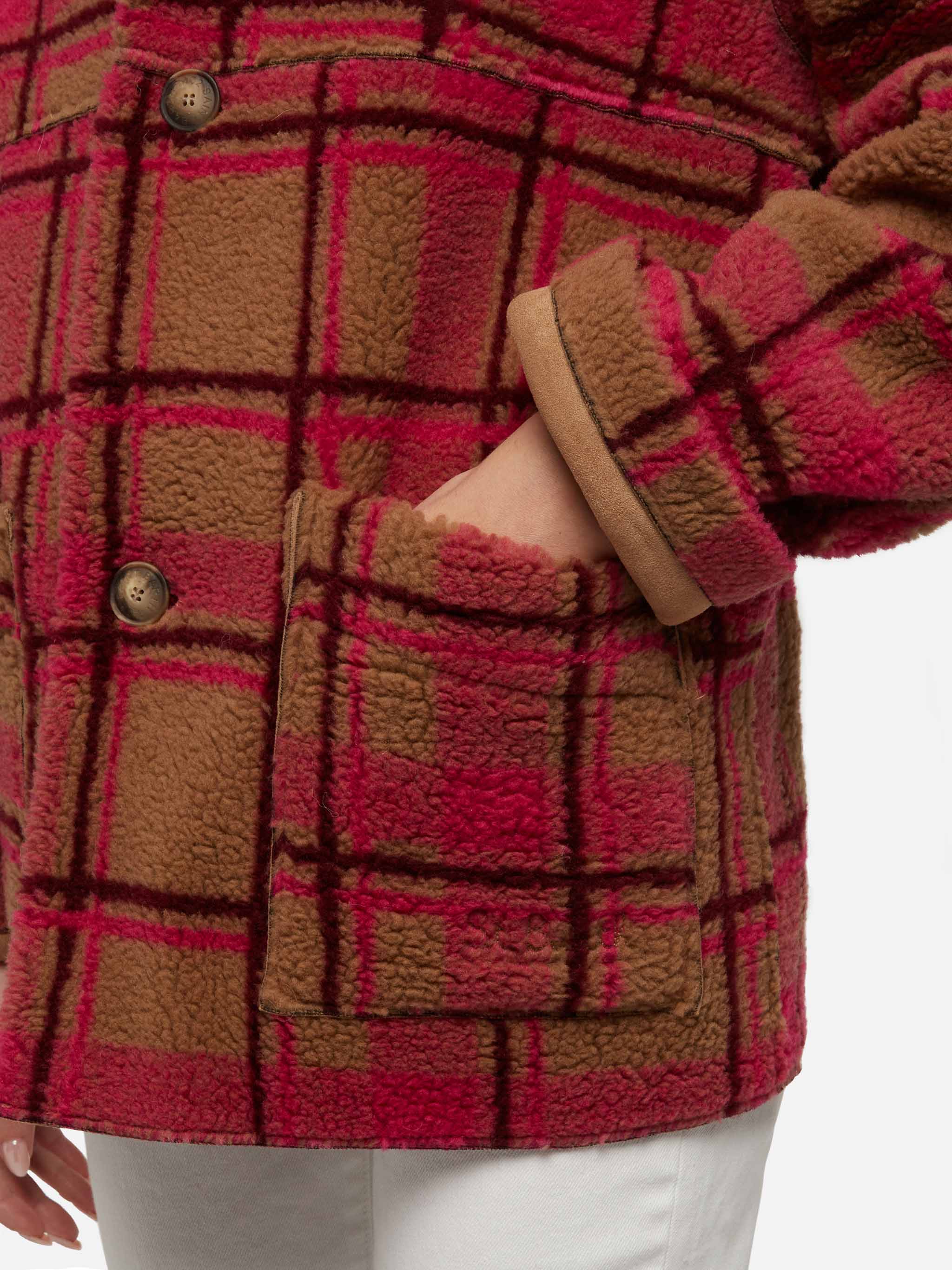 Veste réversible en peau de mouton pour femme Dorys