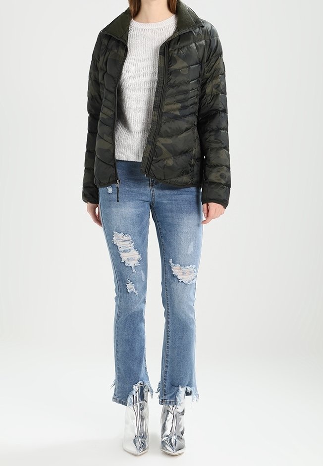 Abercrombie & Fitch donsjack - olijfgroen
