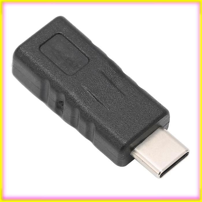 Adaptador Keenso de USB Tipo-C a mini USB 2.0 hembra, adaptador de extensión para tabletas y proyectores.