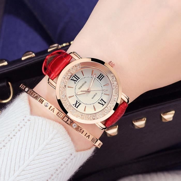 Reloj de lujo para mujer SHARPHY 2021, cuarzo, correa de cuero, luminoso, resistente al agua, lujosa sencillez.