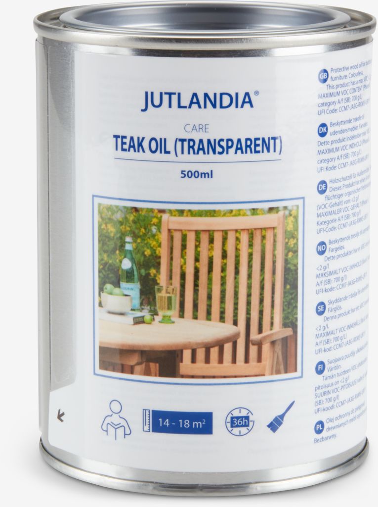 JUTLANDIA JUTLANDIA ulje za njegu tikovine 0,5 l bezbojno