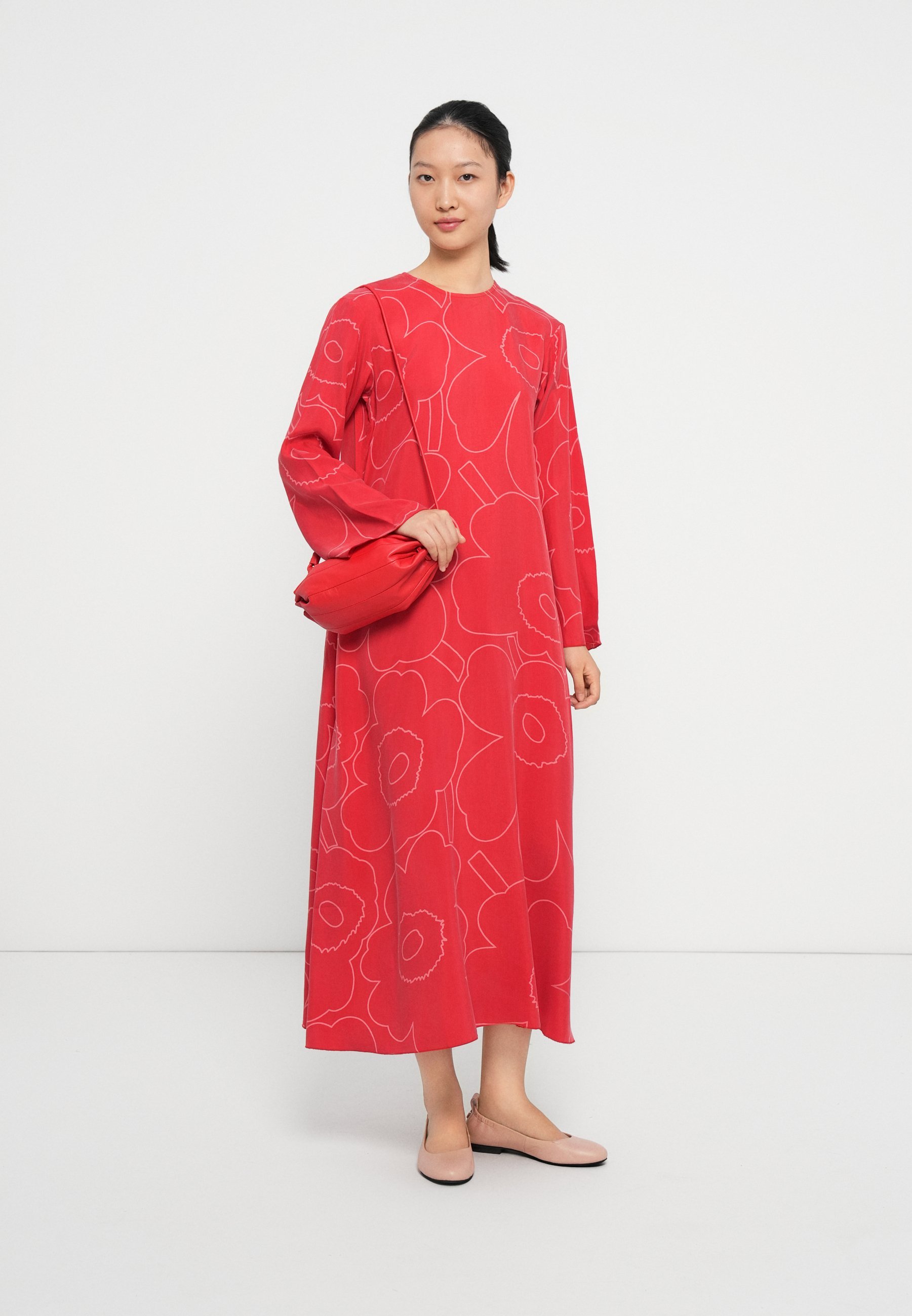 Marimekko FLUIDI PIIRTO UNIKKO - Dagjurk - rood
