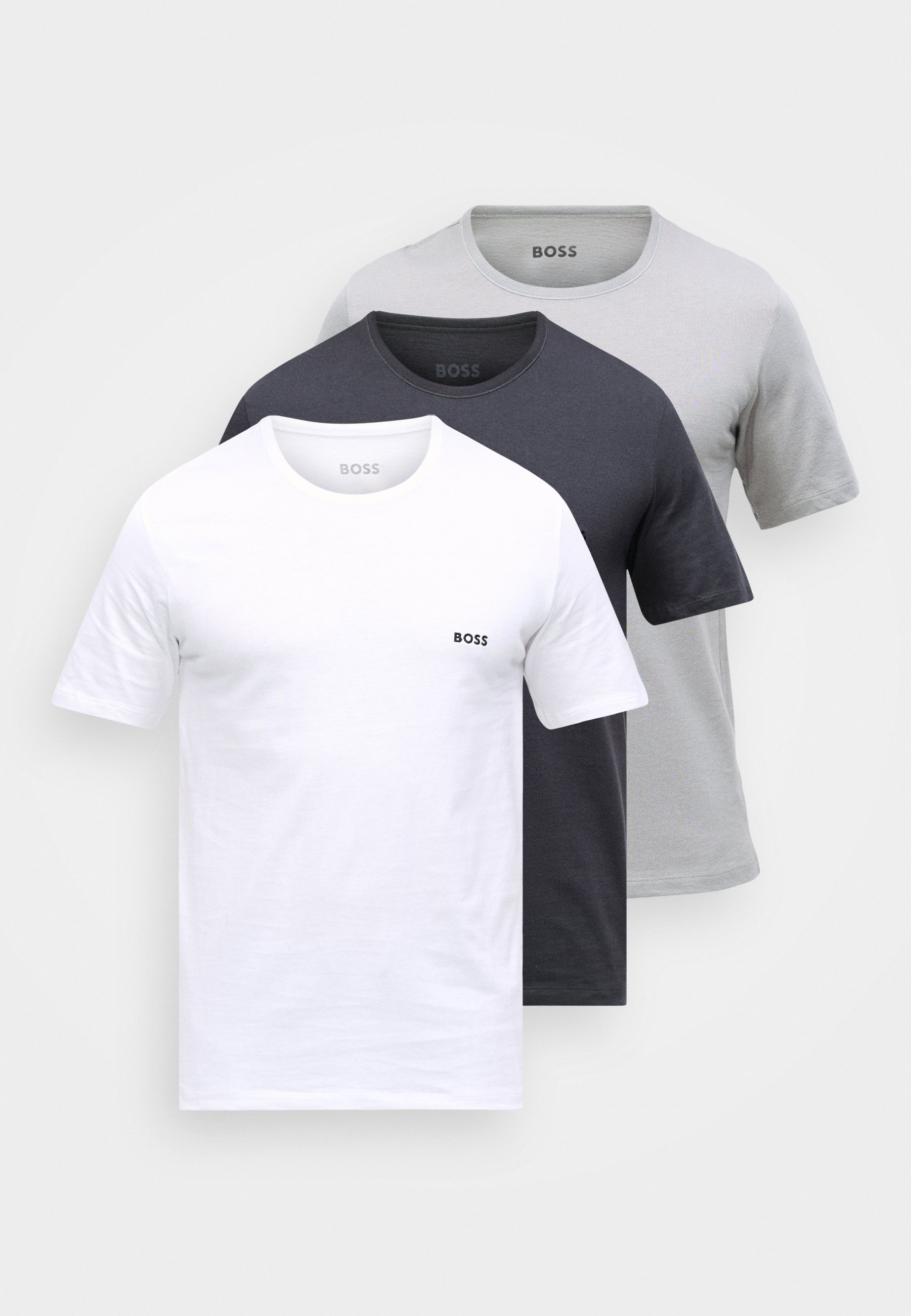 BOSS CLASSIC LOT DE 3 - Haut de pyjama - noir/blanc/gris