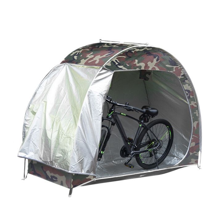 Tienda de campaña para bicicletas de 2 a 3 bicicletas, funda para bicicletas de 195 x 80 x 163 cm, tejido Oxford 210D, impermeable, portátil y duradera.