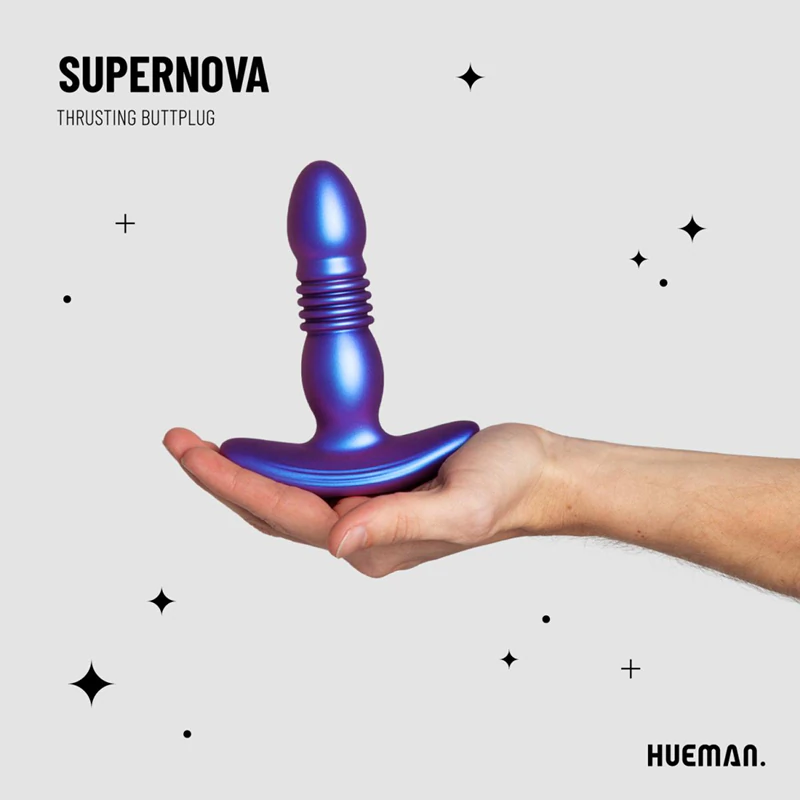 Vibračný análny kolík HUEMAN SuperNova Thrusting