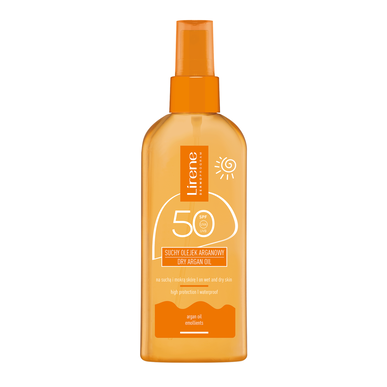 Lirene kuivavartaloöljy aurinkovoide SPF 50