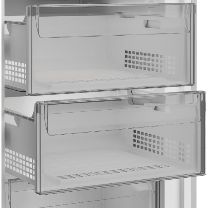 Congélateur armoire - WHIRLPOOL - WHFF6403X4E - Grande capacité 404 L - 6 tiroirs - Classe E - NoFrost - 191.2x70x81.3 - Inox