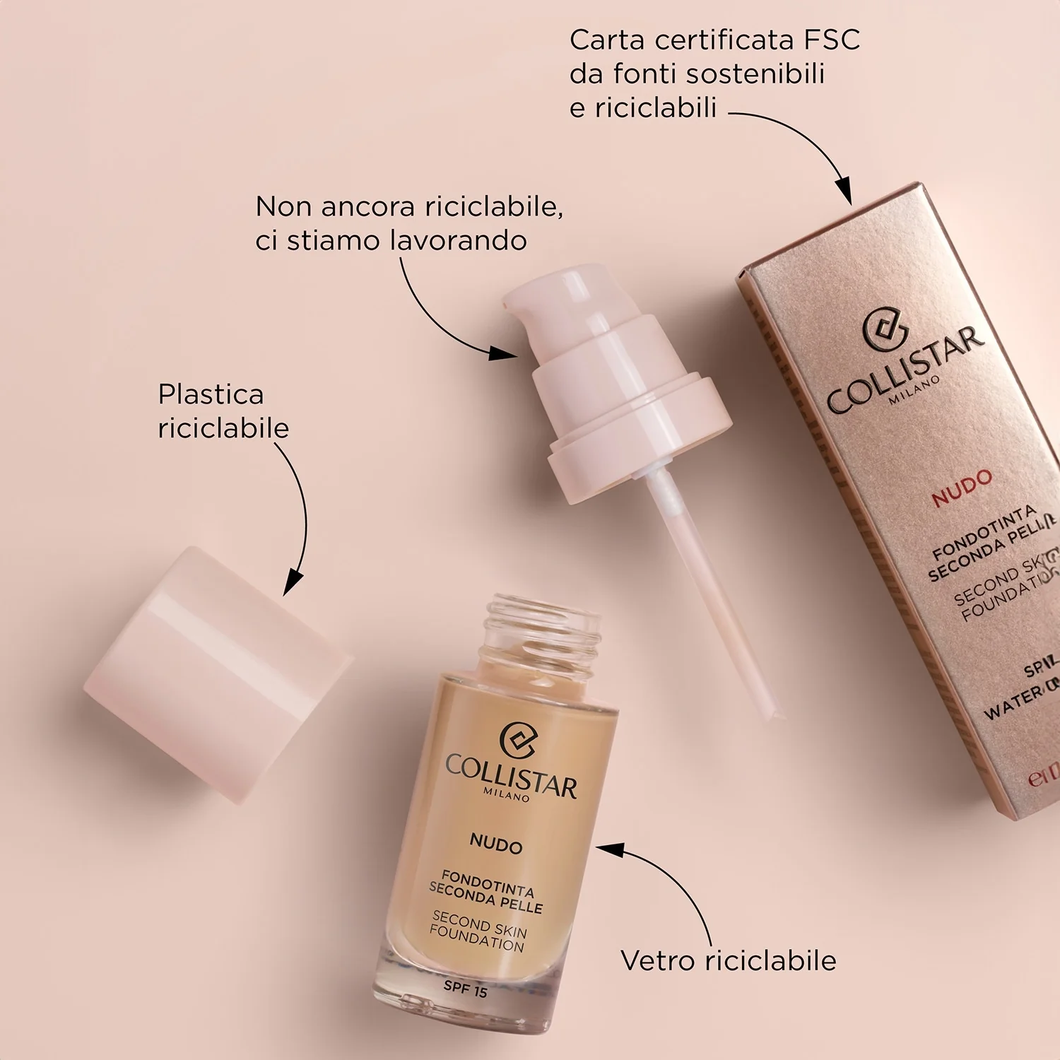 Viso Nudo Fondotinta Seconda Pelle - Fondotinta liquido