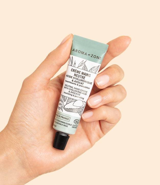 Neutrale handcrème met hyaluronzuur en biologische avocado 20 ml