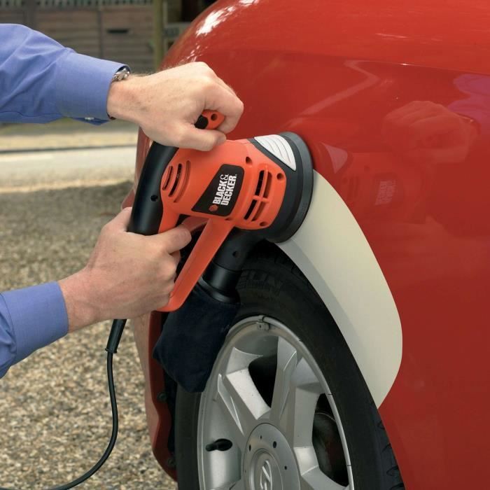 Corded random orbital sander - BLACK+DECKER - KA191EK-QS - 480W - 125mm - 3 sanding discs + carrying case