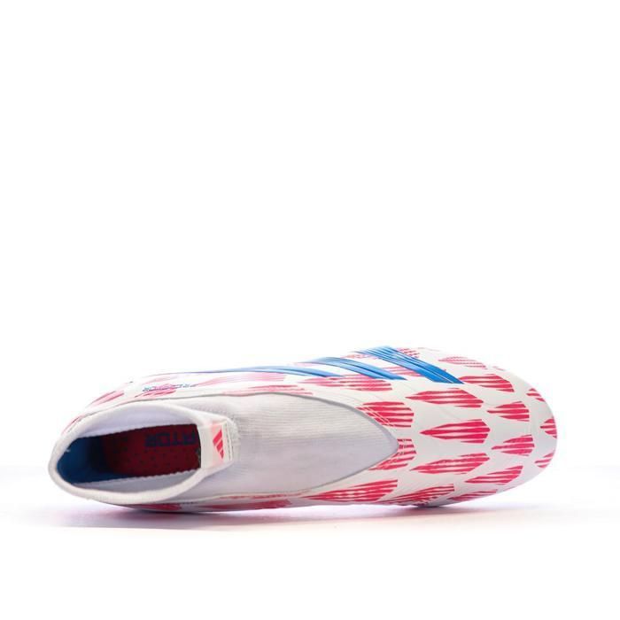 Scarpe da calcio Adidas Predator League II FG da uomo, bianche/rosa