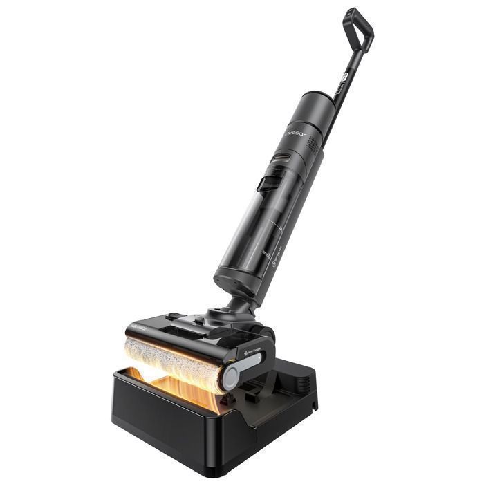 LARESAR  S7 Pro Combo Aspirateur Laveur 3-en-1 Sans Fil -auto-nettoyage 80°C - 180° Flat -Anti-Cheveux - LED -50 min d'autonomie