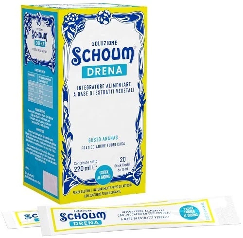 SCHOUM Oplossing Schoum Drains 20 sticks Drainerend effect