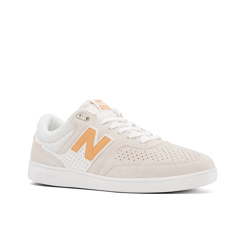 Unisex NB Numeric Brandon Westgate 508 - Weiß mit Braun