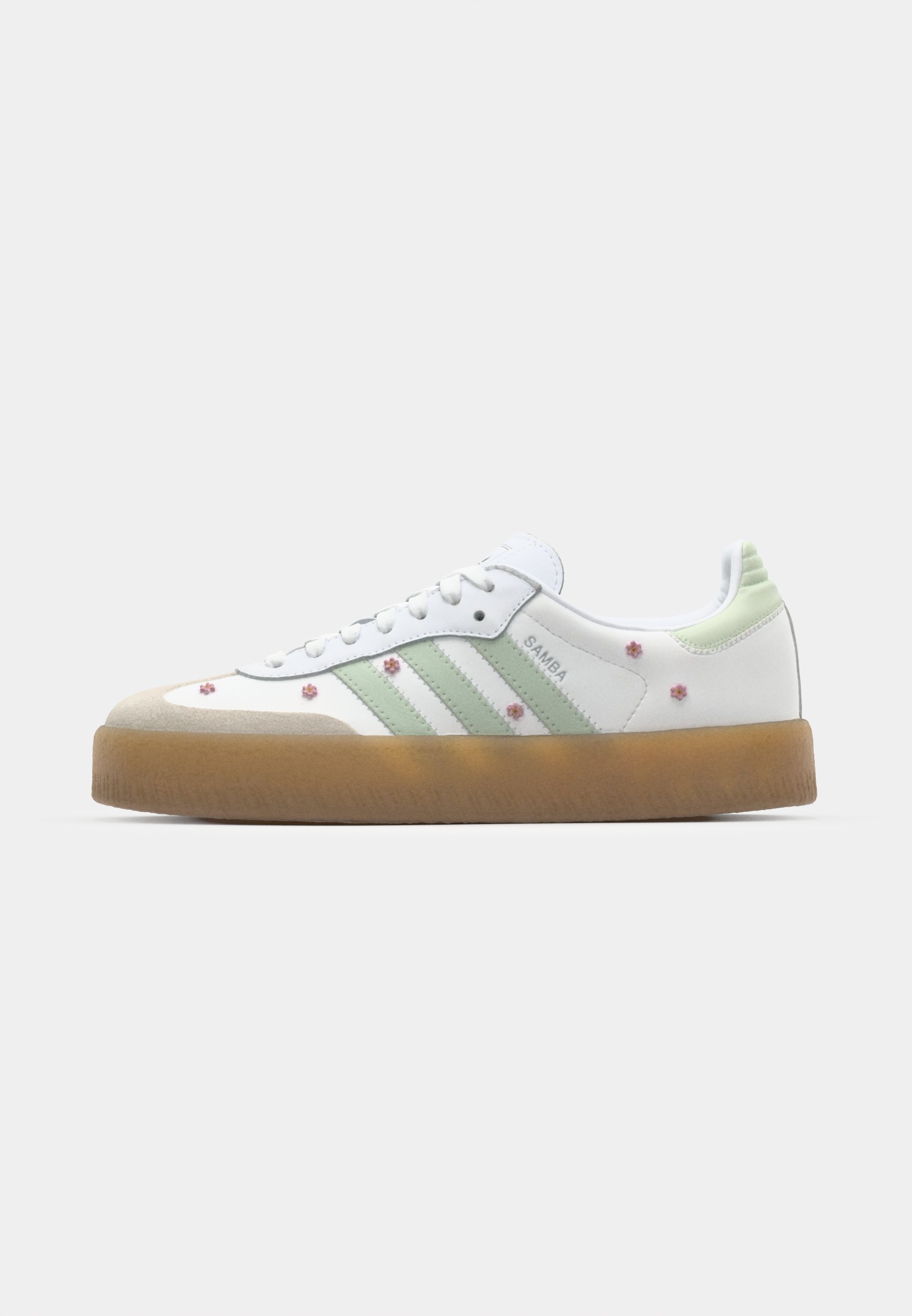 adidas Originals SAMBAE - Tenisky - obuv biela/zelená