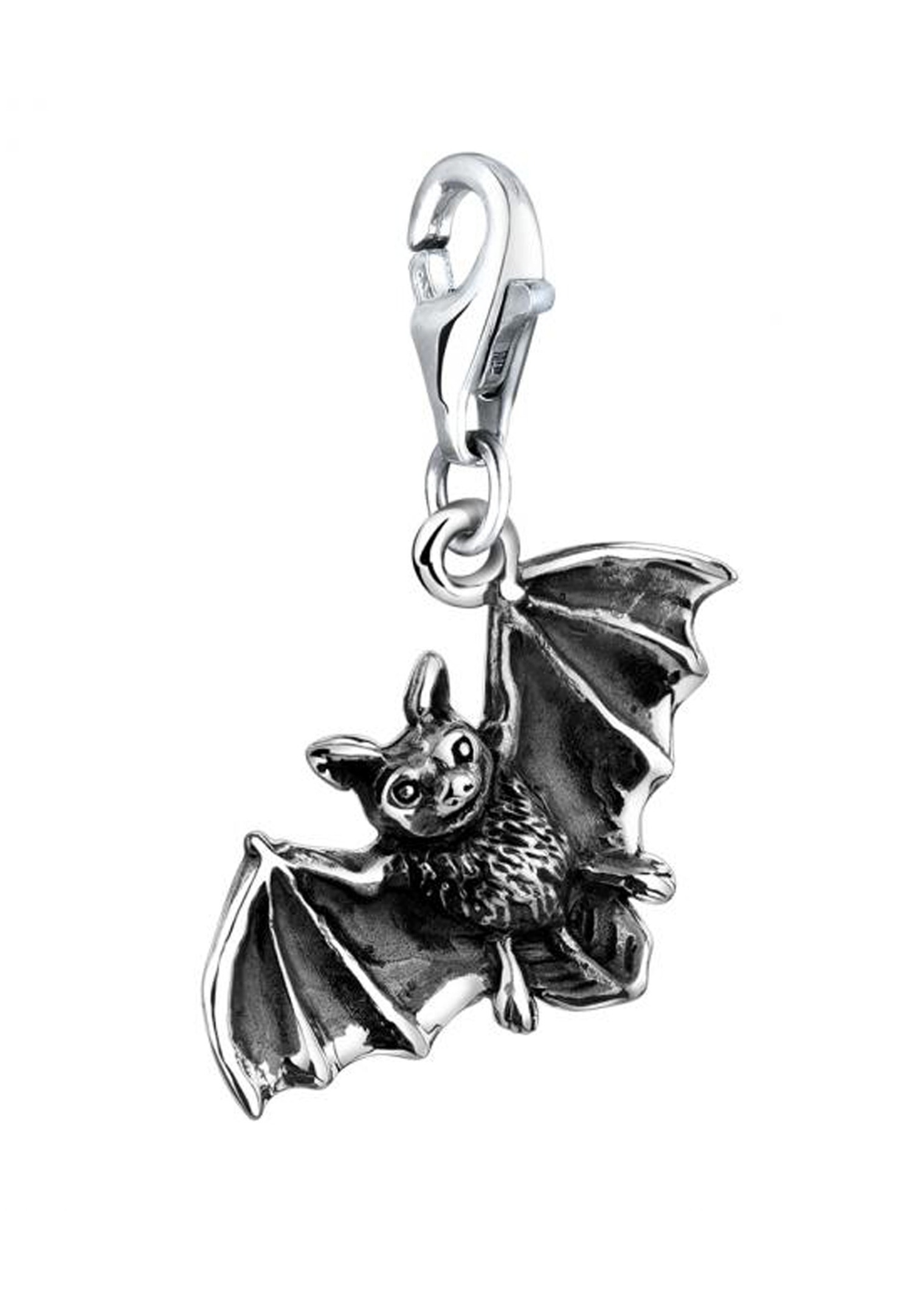 Nenalina Pendentif Chauve-Souris Halloween en Argent 925