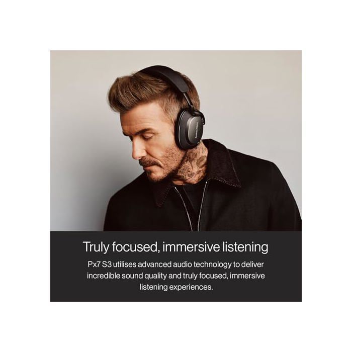 Cuffie circumaurali - Bowers & Wilkins - Px7 S3 - Bluetooth - Cancellazione attiva del rumore - Blu indaco