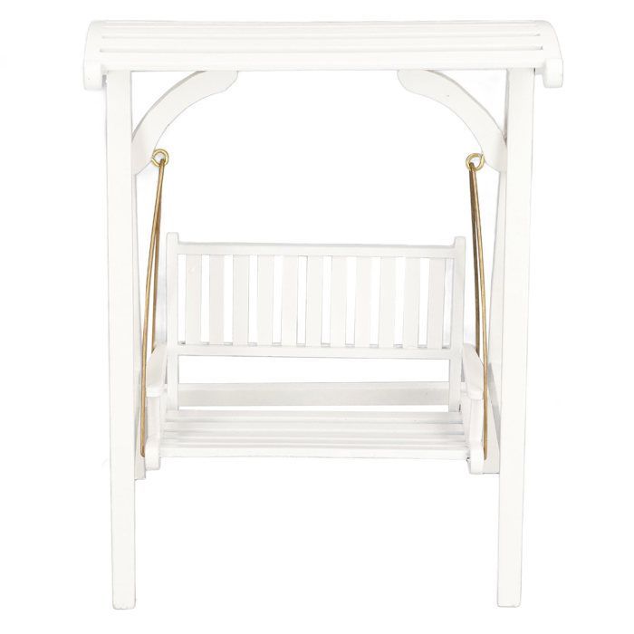 Chaise pivotante - OKUMGGYJ - Maison de poupée 1:12 - Style moderne - Blanc - À monter soi-même