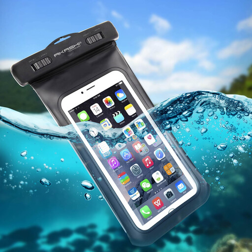 Waterdichte beschermhoes voor smartphone IPX8 10m Akashi Touch Window