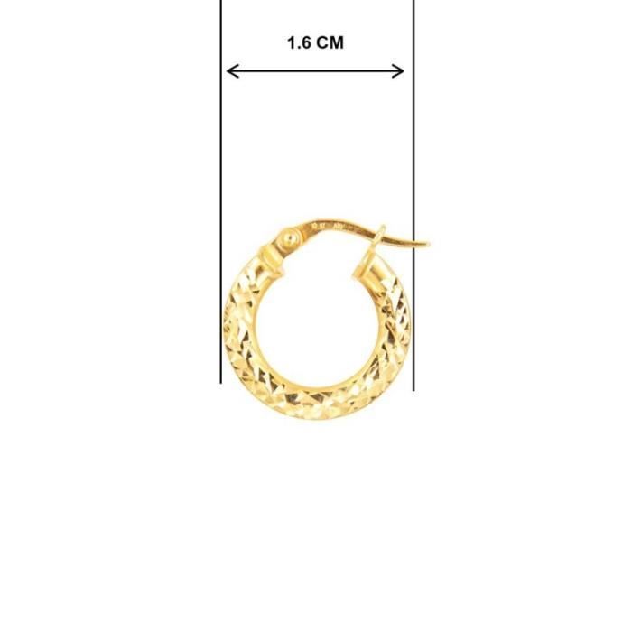 Pendientes de aro - Oro amarillo - Mujer - 9CR5127