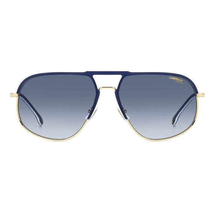 Lunettes de soleil - CARRERA - 318/S KY2 BLUE GOLD - Calibre 60-16-145 - Verres polycarbonate - Monture métal