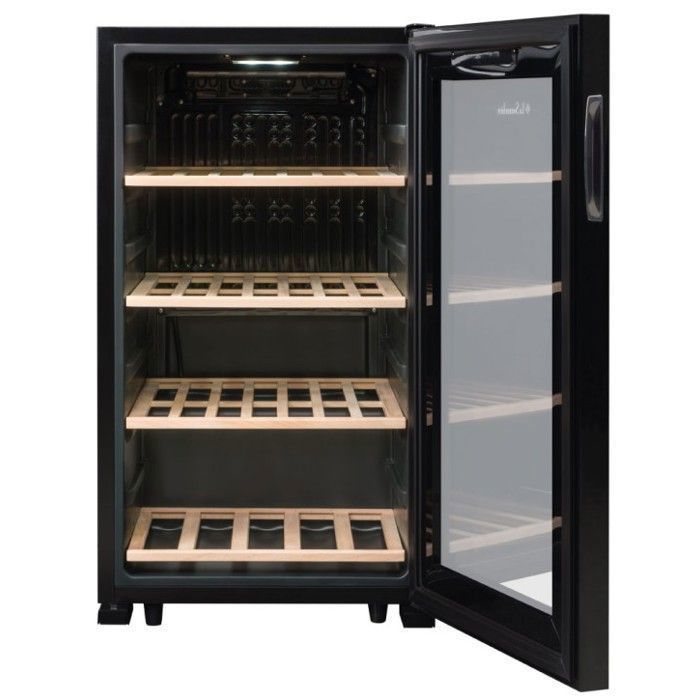 LS52BLACK – Wine cellar – La Sommelière – 52 bottles – 1 zone – 48.0 × 56.5 × 83.8 cm – Energy class F – 37 dB