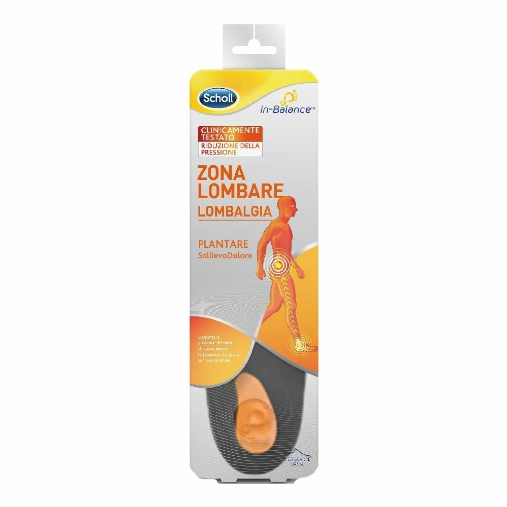 SCHOLL Scholl Lendenwirbelstützen-Schuheinlagen für Lendenwirbelsäulenschmerzen Größe M 2 Stück