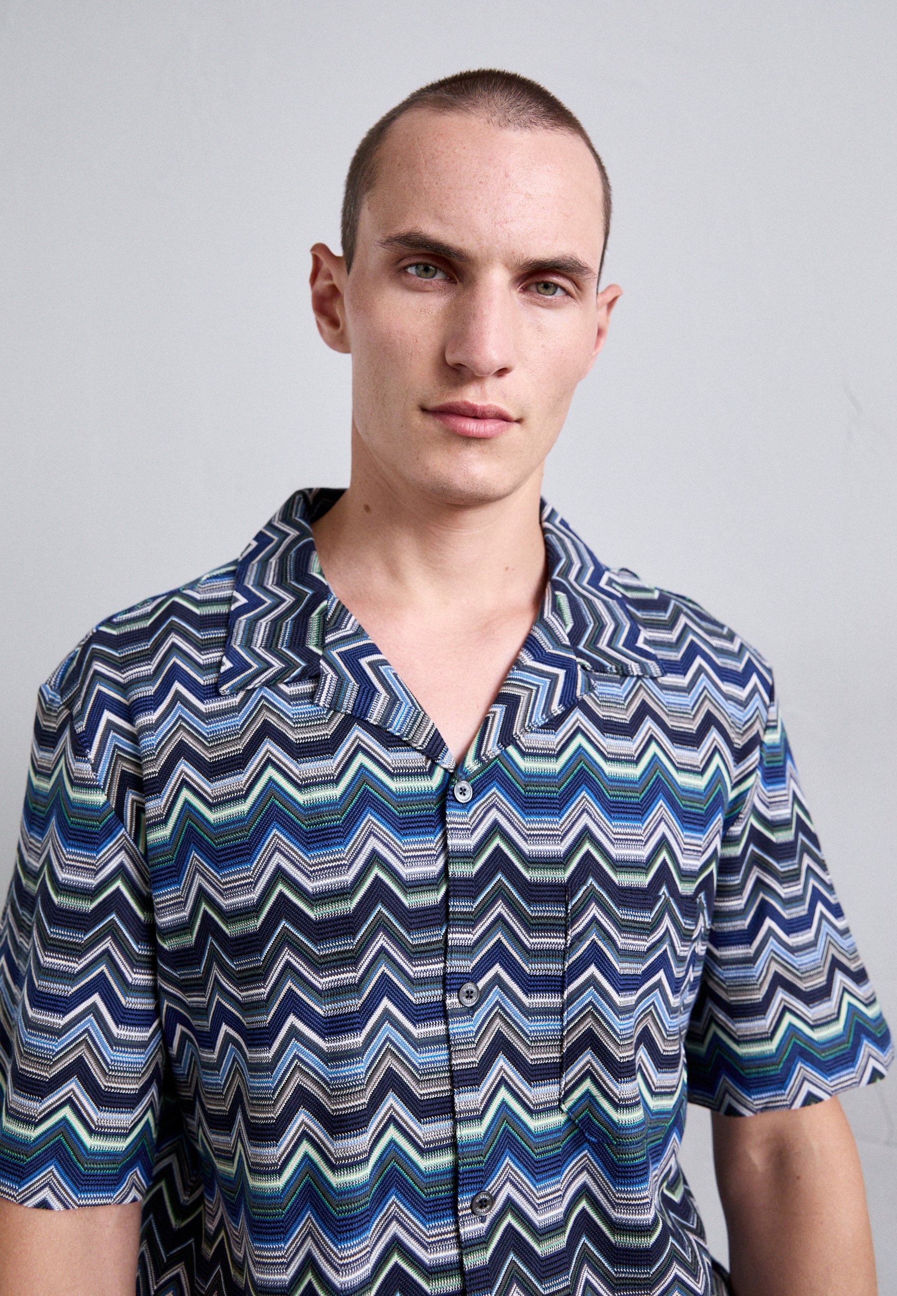 Missoni T-shirt met korte mouwen - blauw/groen