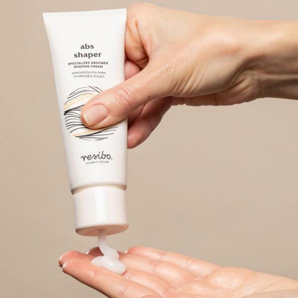 Crema Resibo ABS SHAPER especializada para moldear el abdomen, 75 ml.