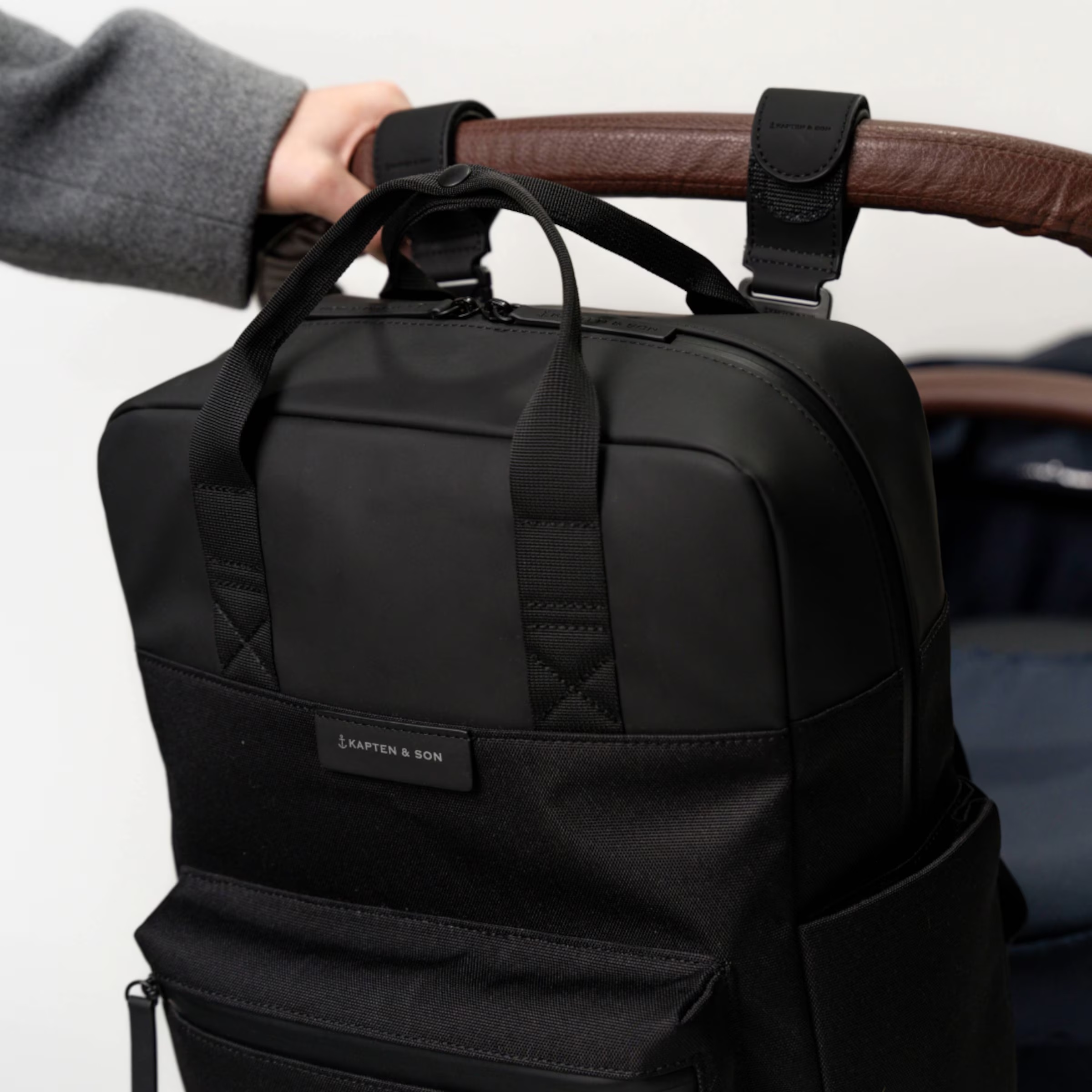 Sac à dos à langer Bergen Pro tout noir