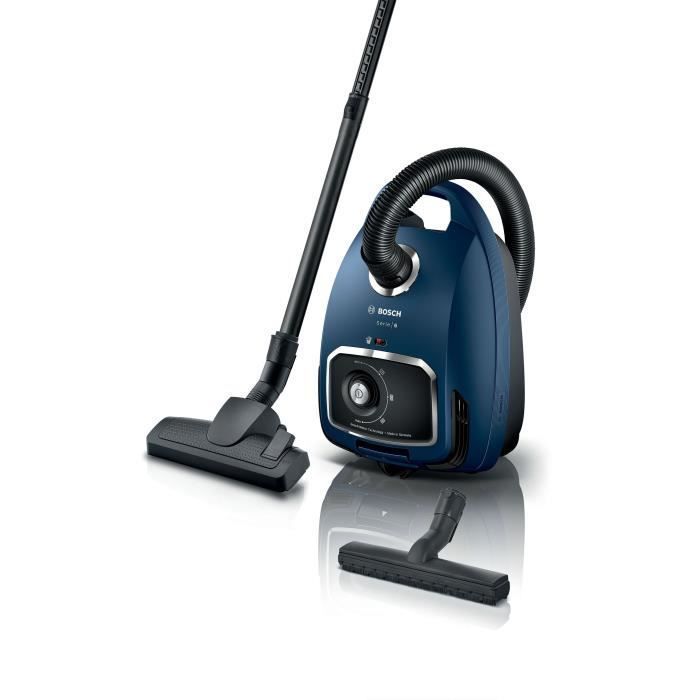 BOSCH BGB6X300 - Aspiradora cilíndrica con bolsa - 600 W - Filtro HEPA - Radio de limpieza de 12 m