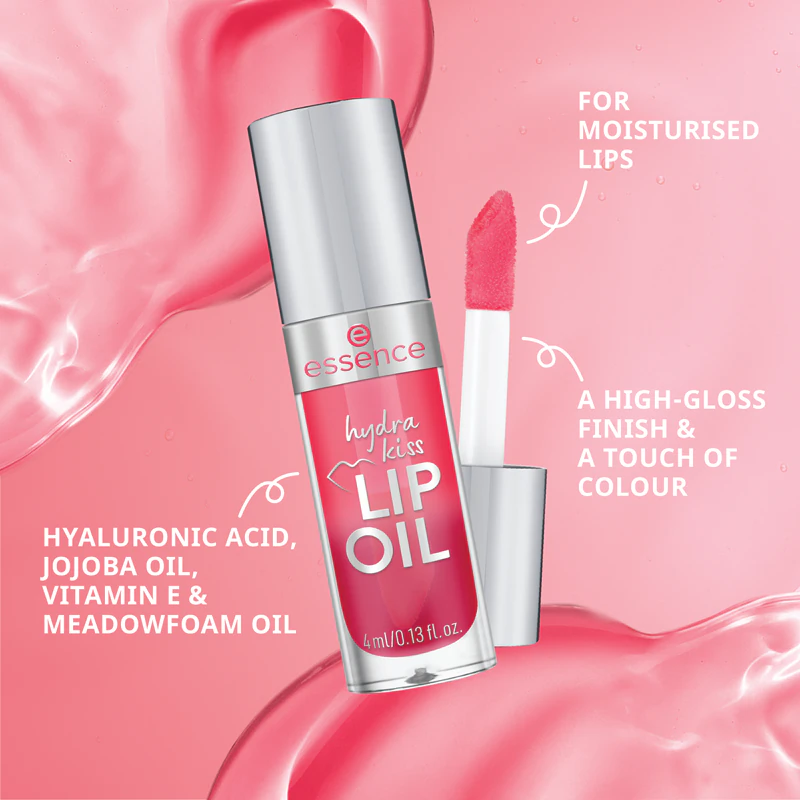 óleo labial hidratante essence Hydra Kiss