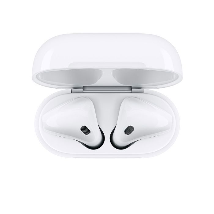 Auriculares inalámbricos Apple AirPods 2 (blancos) con estuche de carga con cable, empaque sorpresa.