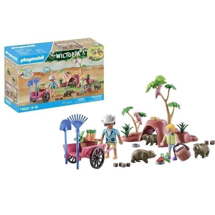 PLAYMOBIL 71625 Wombat Burrows, Wiltopia, 47 pieces, Ages 4+