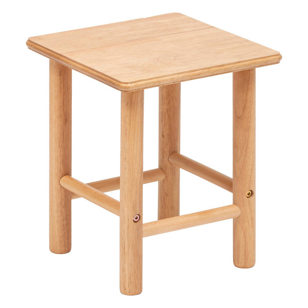 Drewniany taboret dziecięcy WOOD, 27 x 27 x 32 cm