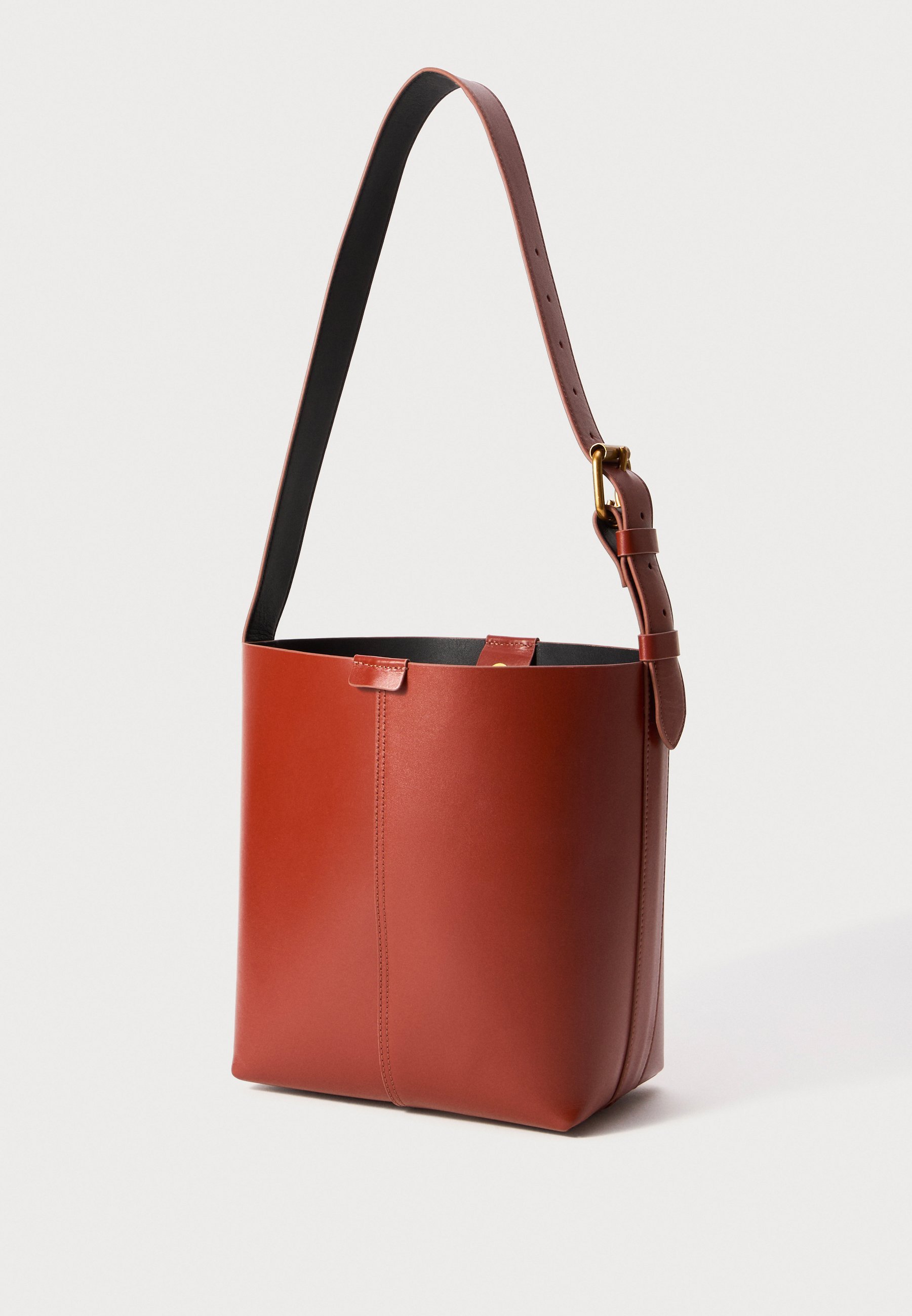 Mini borsa Sister Saudade - Mogano/Nero