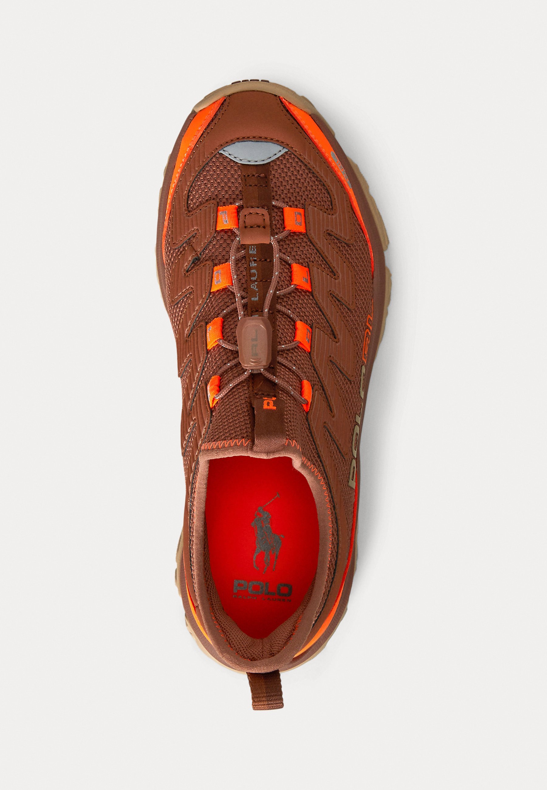 Polo Ralph Lauren ADVENTURE 300LT SNEAKER - Sneakers - roestbruin/oranje