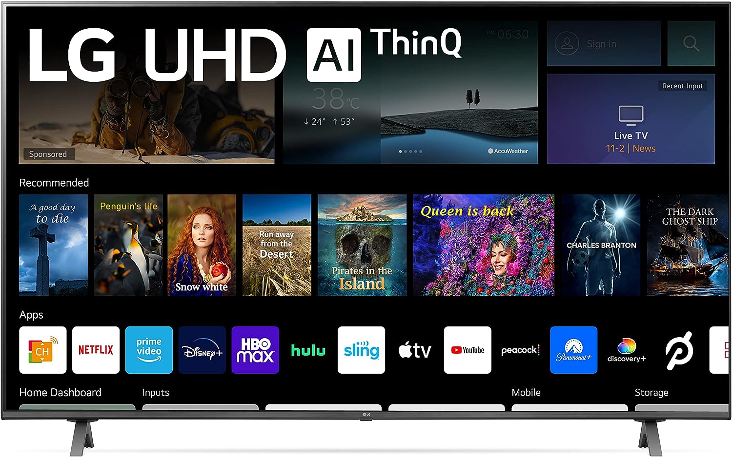 LG 50-tuumainen UQ9000-sarjan Alexa-yhteensopiva 4K-älytelevisio (3840 x 2160), 60 Hz:n virkistystaajuus, tekoälyllä toimiva, pilvipelaaminen (50UQ9000PUD, 2022)